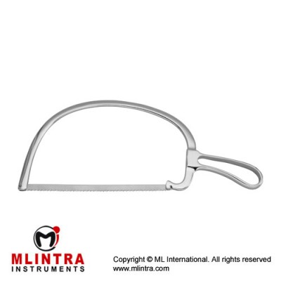 Bier Amputation Saw Complete With Saw Blade Ref:- OR-012-92 Stainless Steel, 40.5 cm - 16" Bier Amputation Saw Complete With Saw Blade Ref:- OR-012-92 Stainless Steel, 40.5 cm - 16"